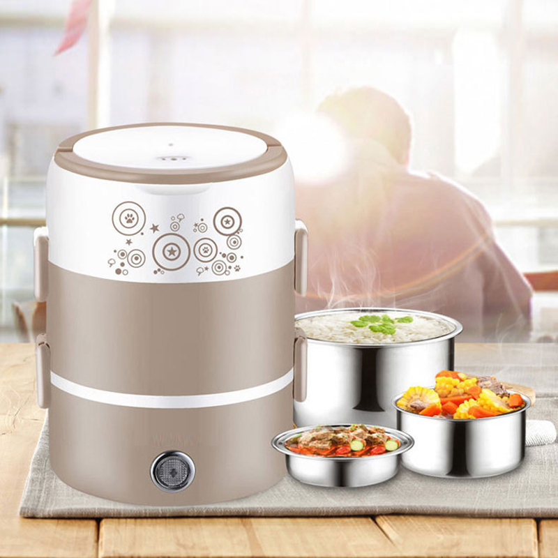 Home Cooking Heater - Fiambrera eléctrica de acero inoxidable de