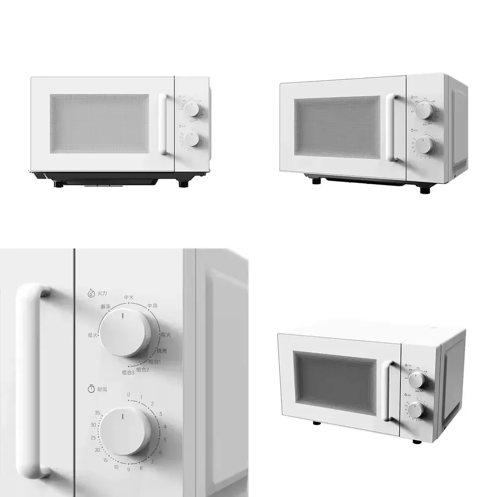 Home Cooking Classes - Horno Microondas Eléctrico Multifunción de Acero