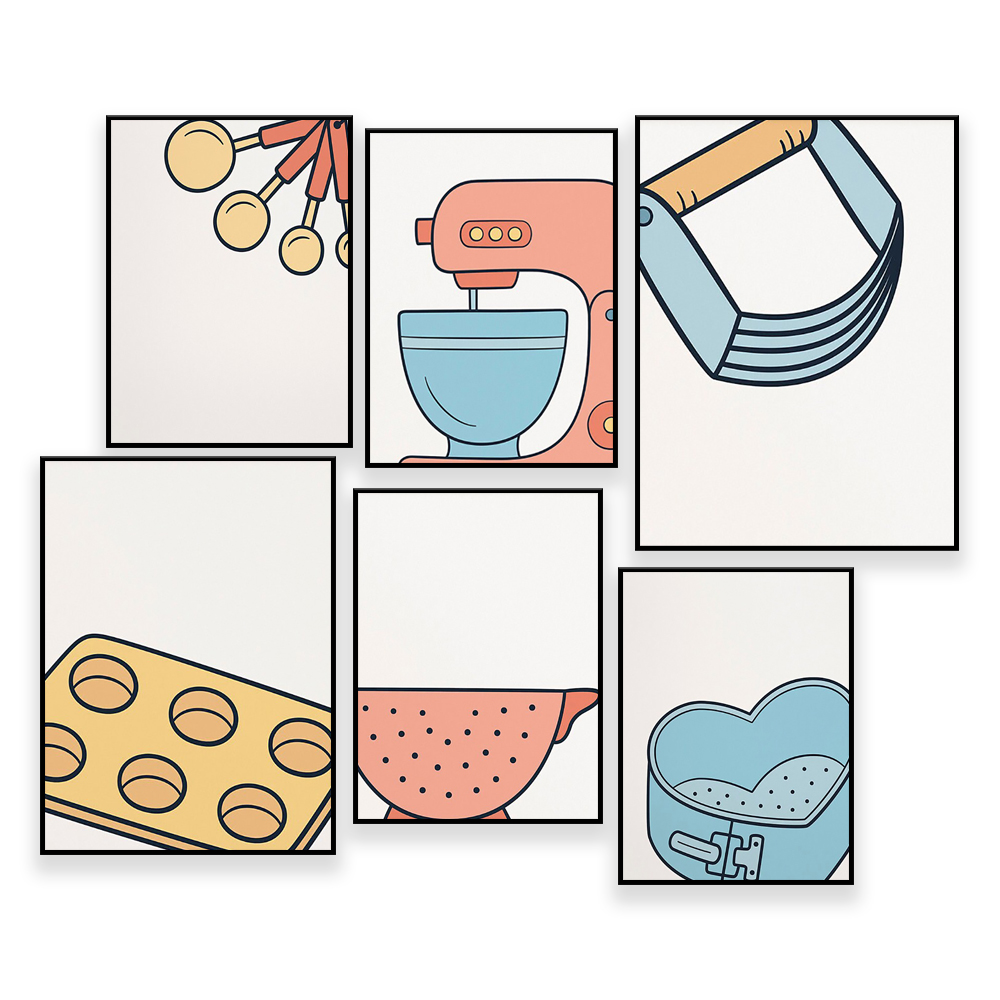 Home Cooking Classes - Pared de galería de horneado, decoración
