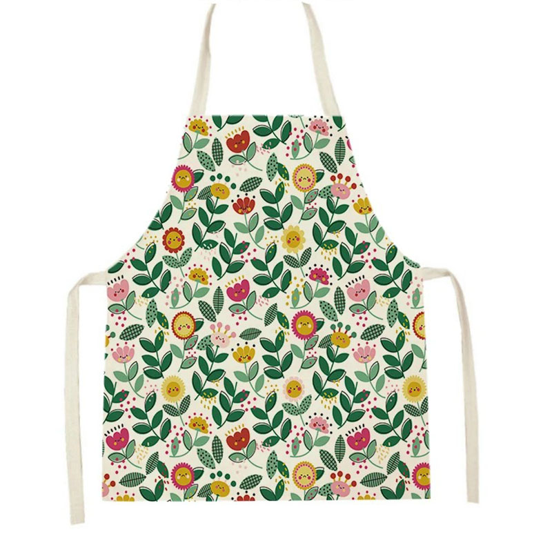 Delantal con Estampado Floral  - Home Cooking Cafe reseña y precio