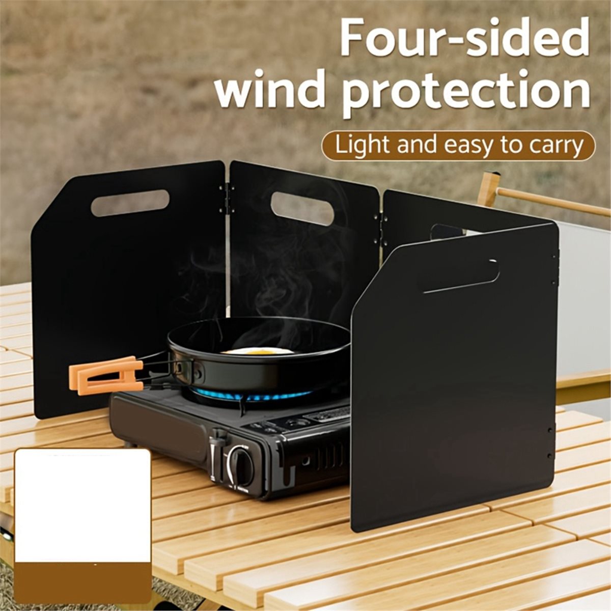 Protector de Viento Plegable d - Home Cooking Adventure reseña y precio