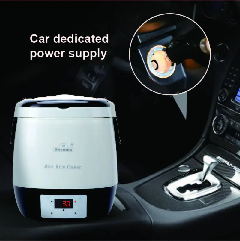 Olla arrocera para coche de 12 - Home Cooking Heater reseña y precio