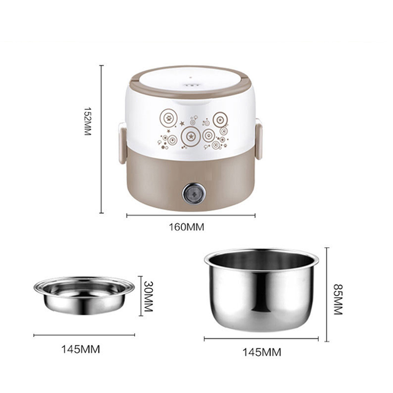 Fiambrera eléctrica de acero i - Home Cooking Heater reseña y precio