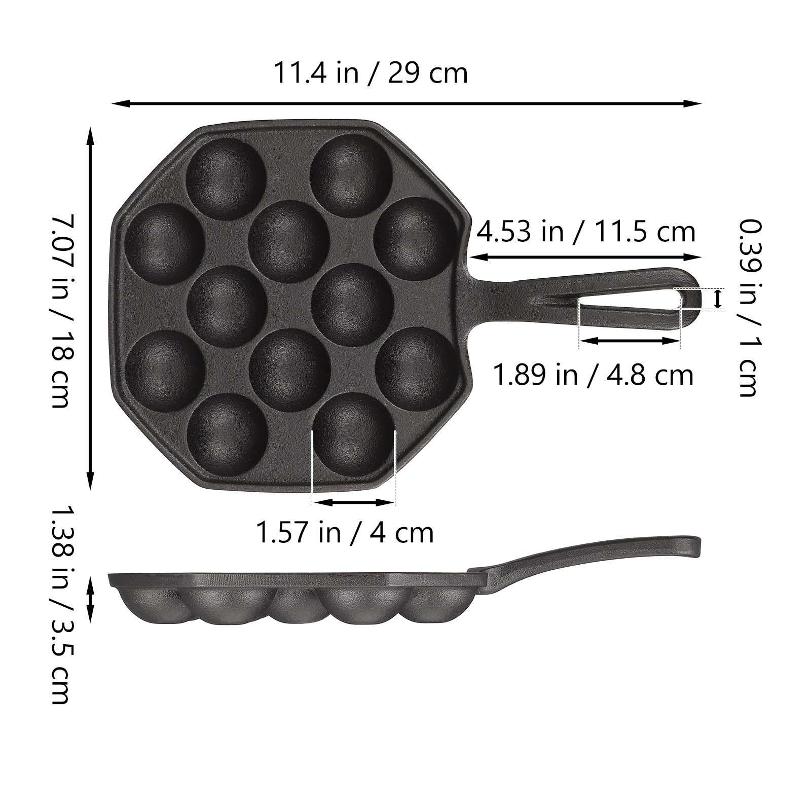 Sartén para Takoyaki de 12 mol - Takoyaki Pan Cast reseña y precio