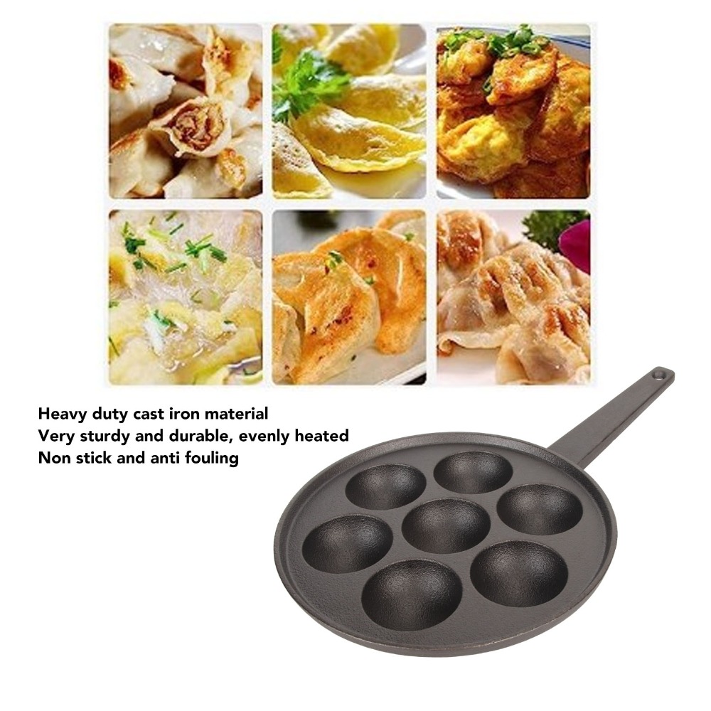 Sartén de hierro fundido para  - Takoyaki Pan Cast reseña y precio