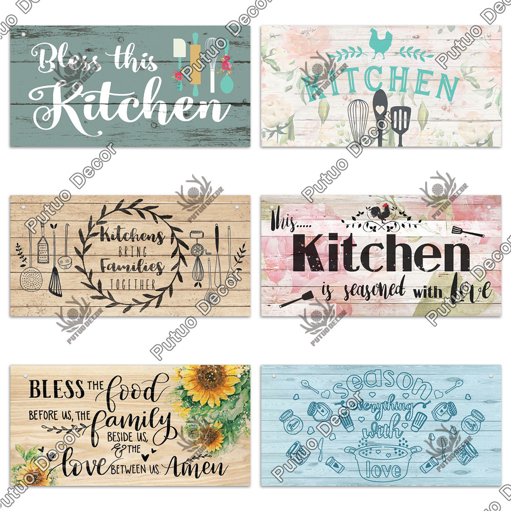 Putuo Decor-placas de madera p - Home Cooking Cafe reseña y precio