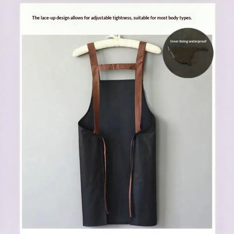 【SY】Delantal impermeable y res - Home Cooking Cafe reseña y precio