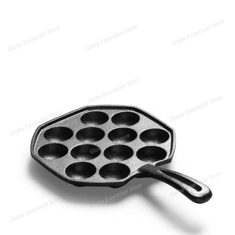 Sartén Takoyaki de 12 agujeros - Takoyaki Pan Cast reseña y precio