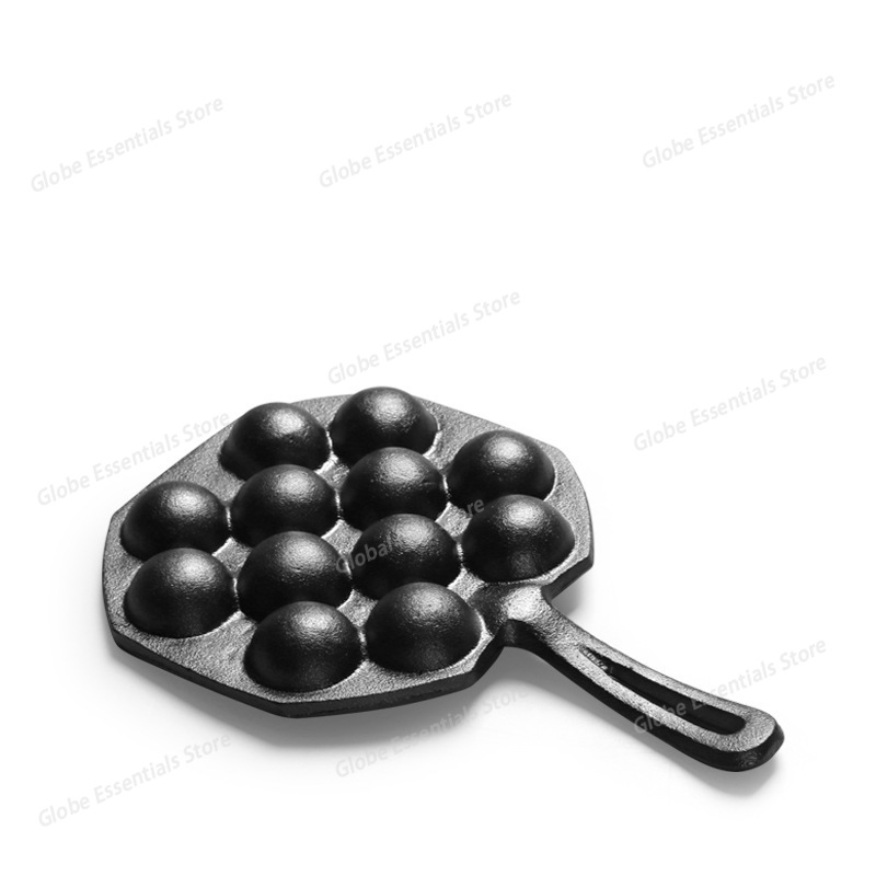 Sartén Takoyaki de 12 agujeros - Takoyaki Pan Cast reseña y precio