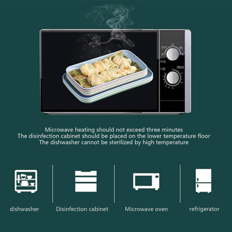 Juego de 4 platos de paja de t - Home Cooking Dishes reseña y precio