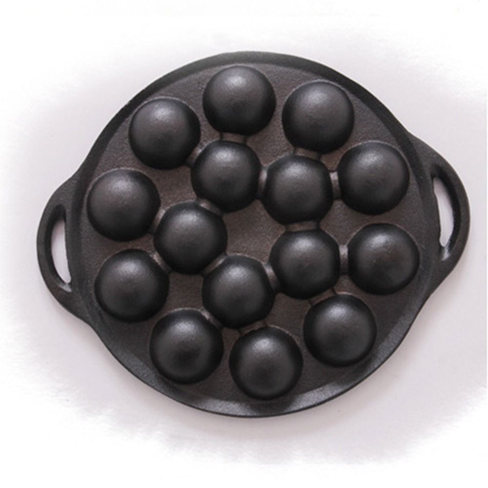 Sartén de hierro fundido para  - Takoyaki Pan Cast reseña y precio