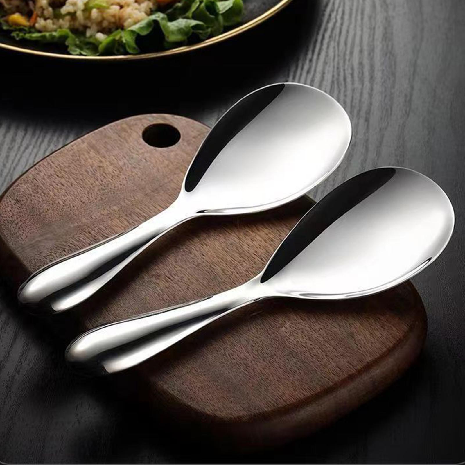 Cuchara de arroz de acero inox - Home Cooking Meals reseña y precio