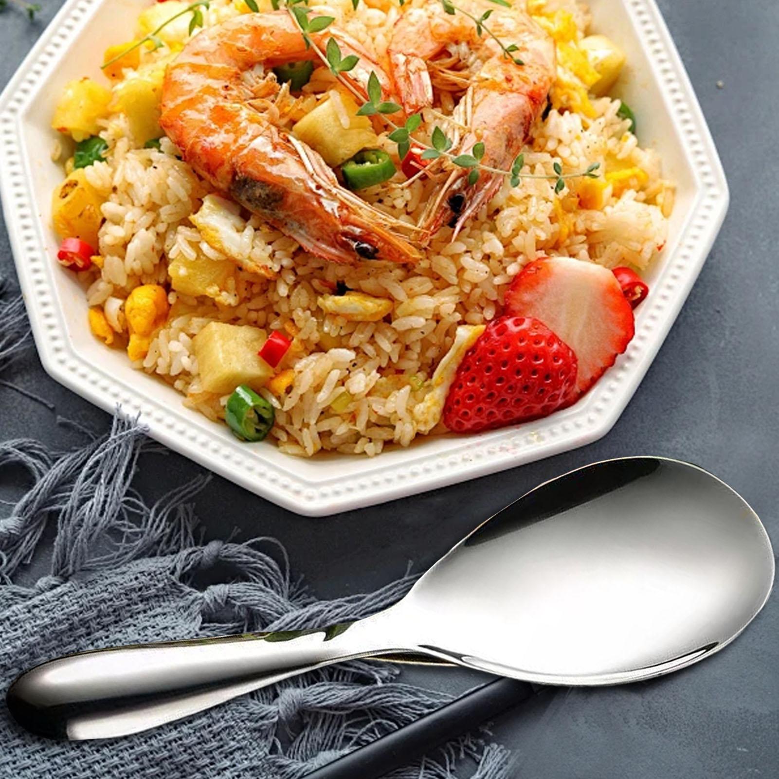 Cuchara de arroz de acero inox - Home Cooking Meals reseña y precio