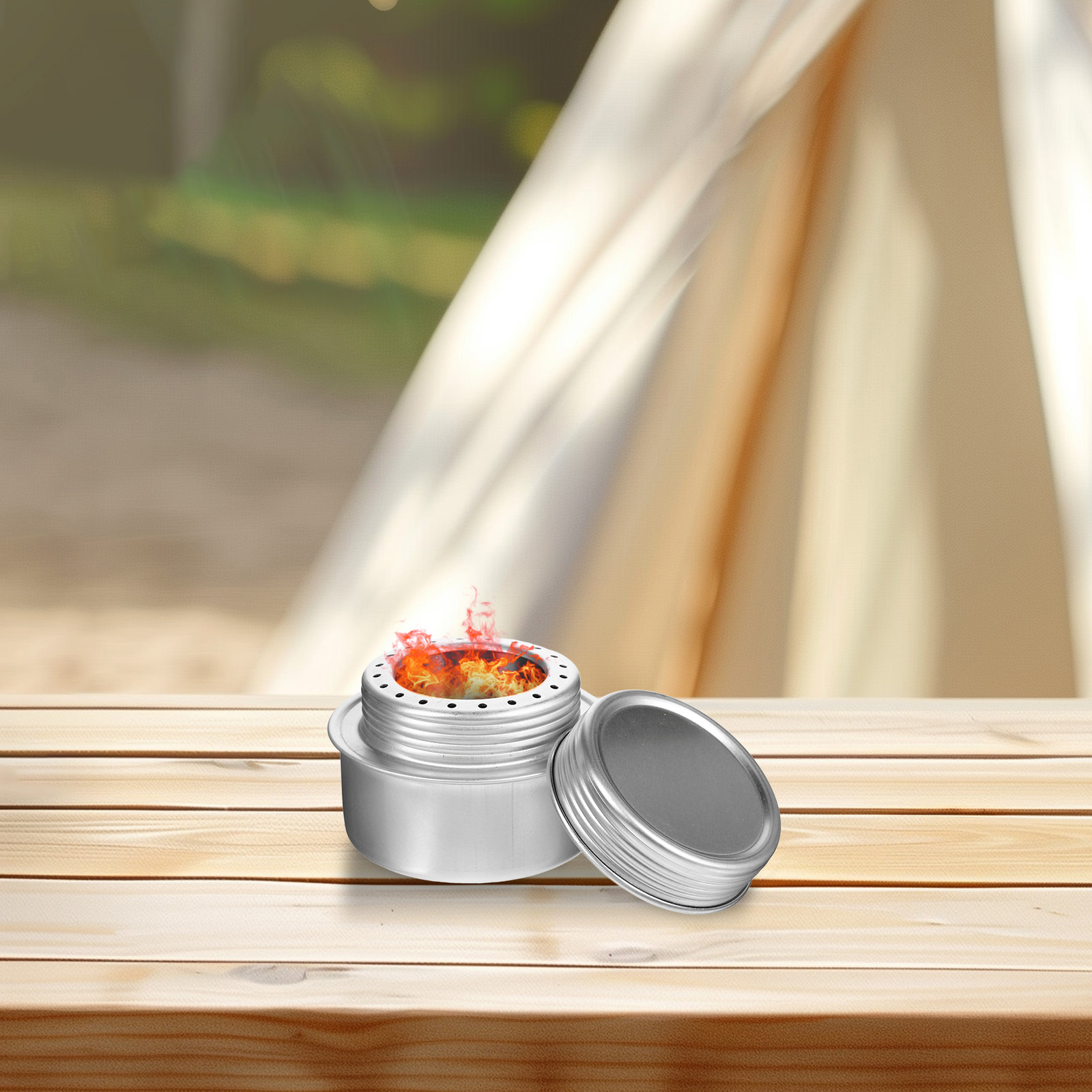 Estufa de Alcohol de Aluminio  - Home Cooking Heater reseña y precio