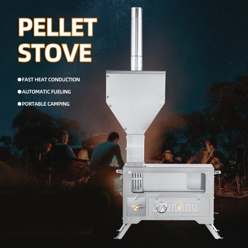 Calentador de leña portátil pa - Home Cooking Heater reseña y precio