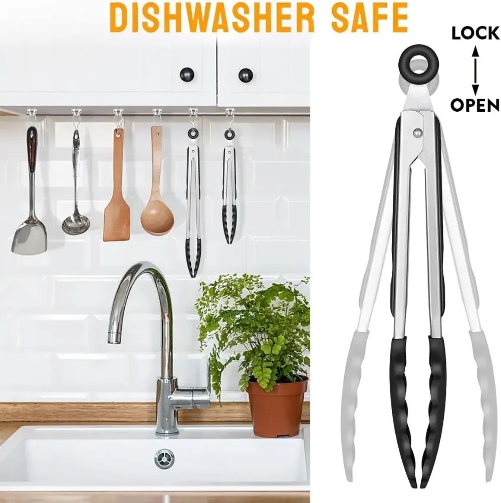 Pinzas de Cocina Multiusos con - Home Cooking Meals reseña y precio